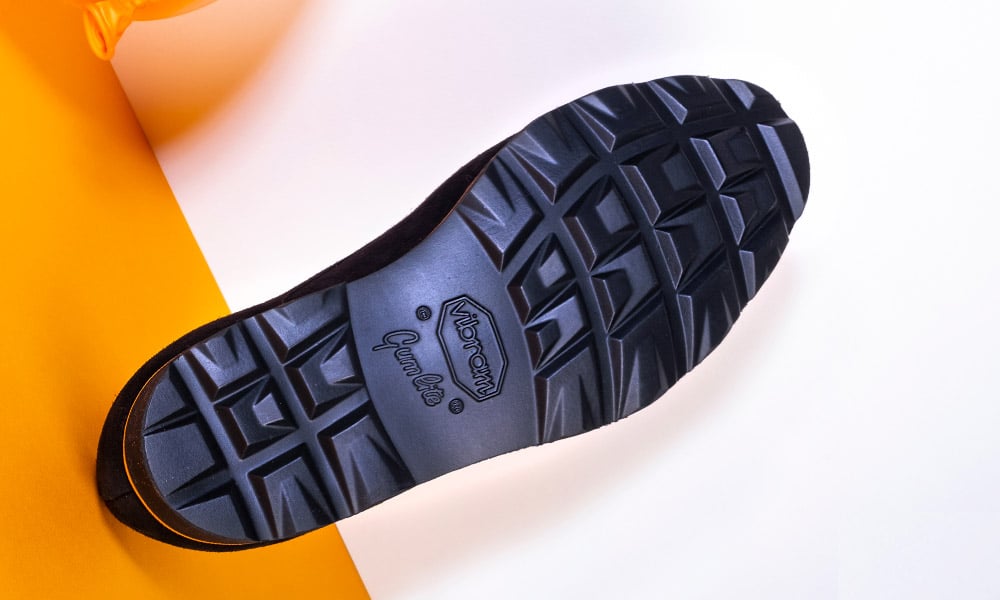 Comfort of Joseph Malinge shoes thanks to Vibram rubber soles