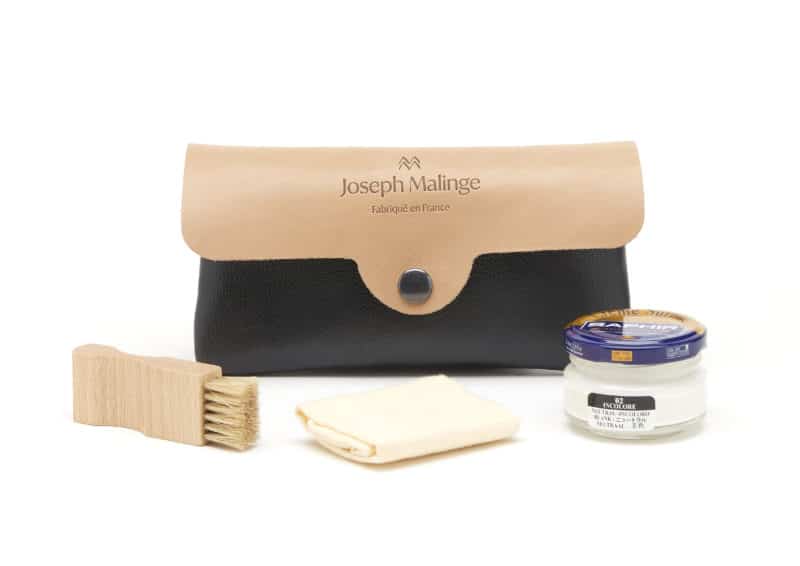 Shoe polish kit with maintenance kit for your shoes Joseph Malinge